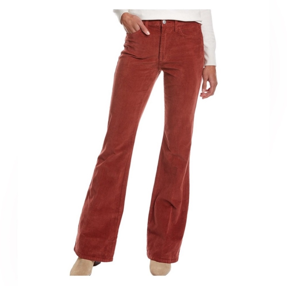 Joe's Jeans Rust Corduroy High Rise Flare Pants